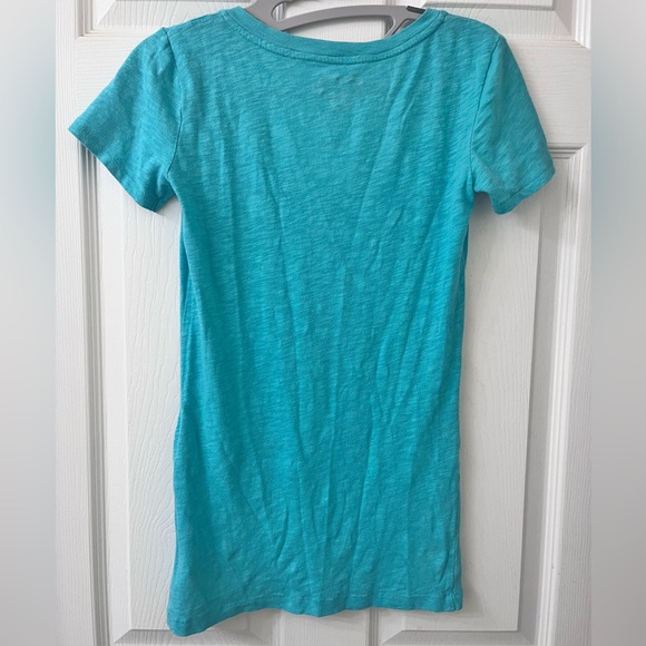 Live Love Dream Aeropostale DO ALL THINGS WITH LOVE Graphic Print V-Neck Shirt S - Picture 11 of 13